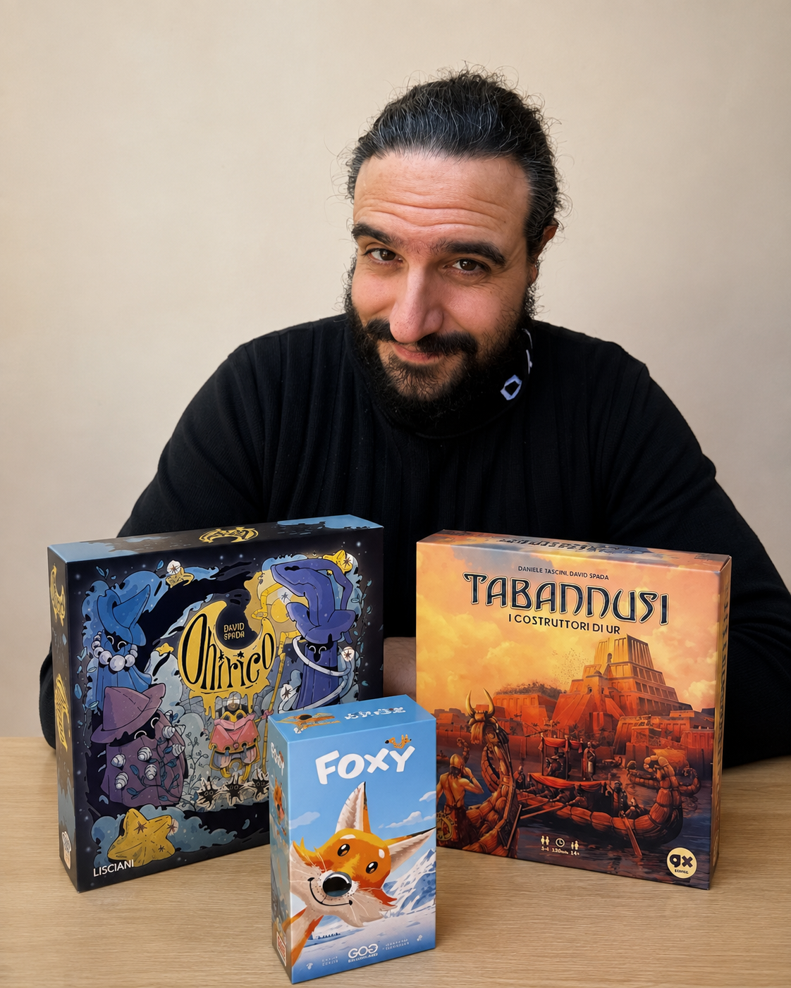 David Spada with published board games